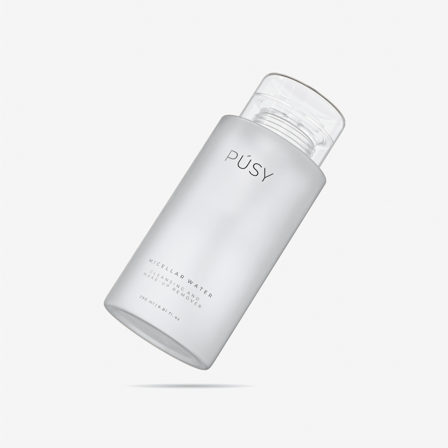 PÚSY Micellar Water professional grade makeup remover — Clear hydrating formula with Panthenol