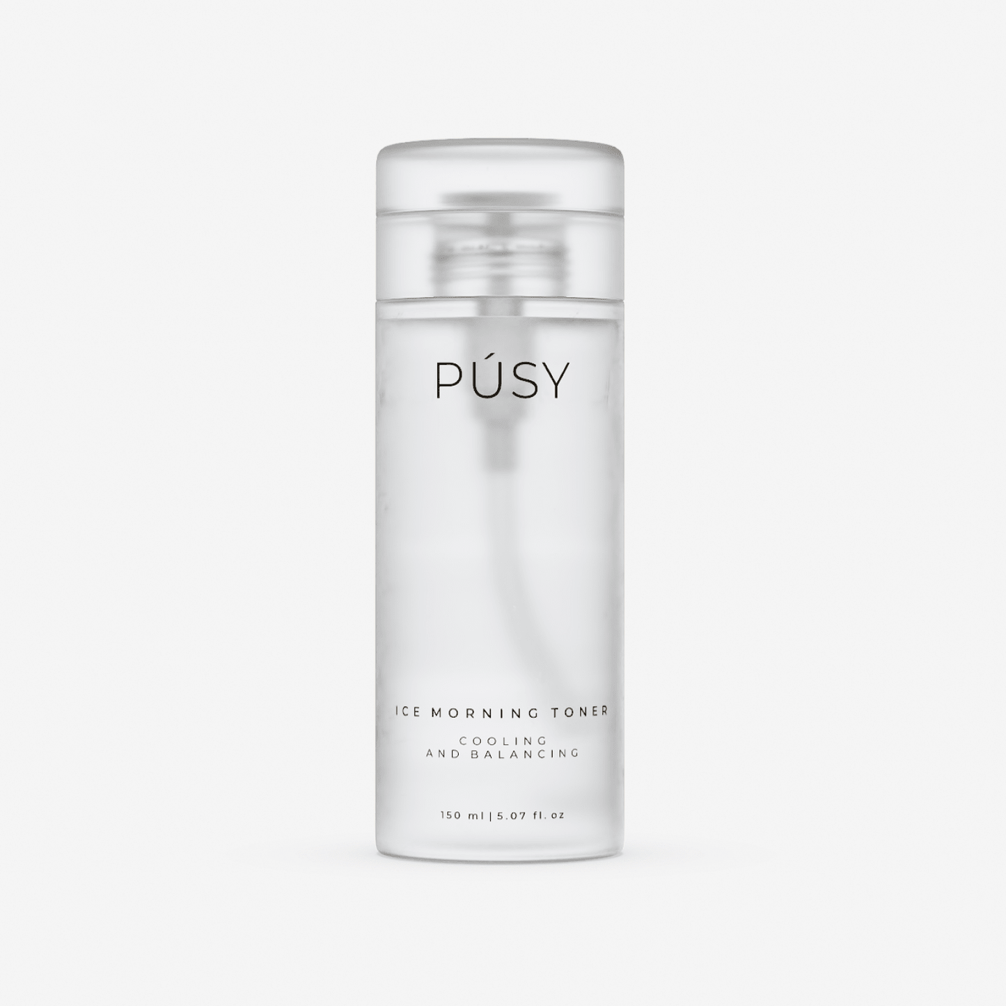 PÚSY Ice Morning Tonic bottle — Cooling face toner with menthol for morning glow