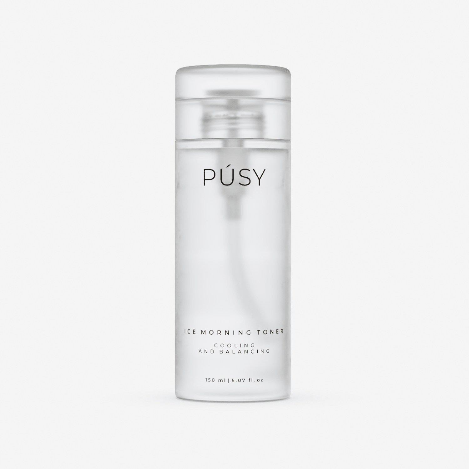 PÚSY Ice Morning Tonic bottle — Cooling face toner with menthol for morning glow